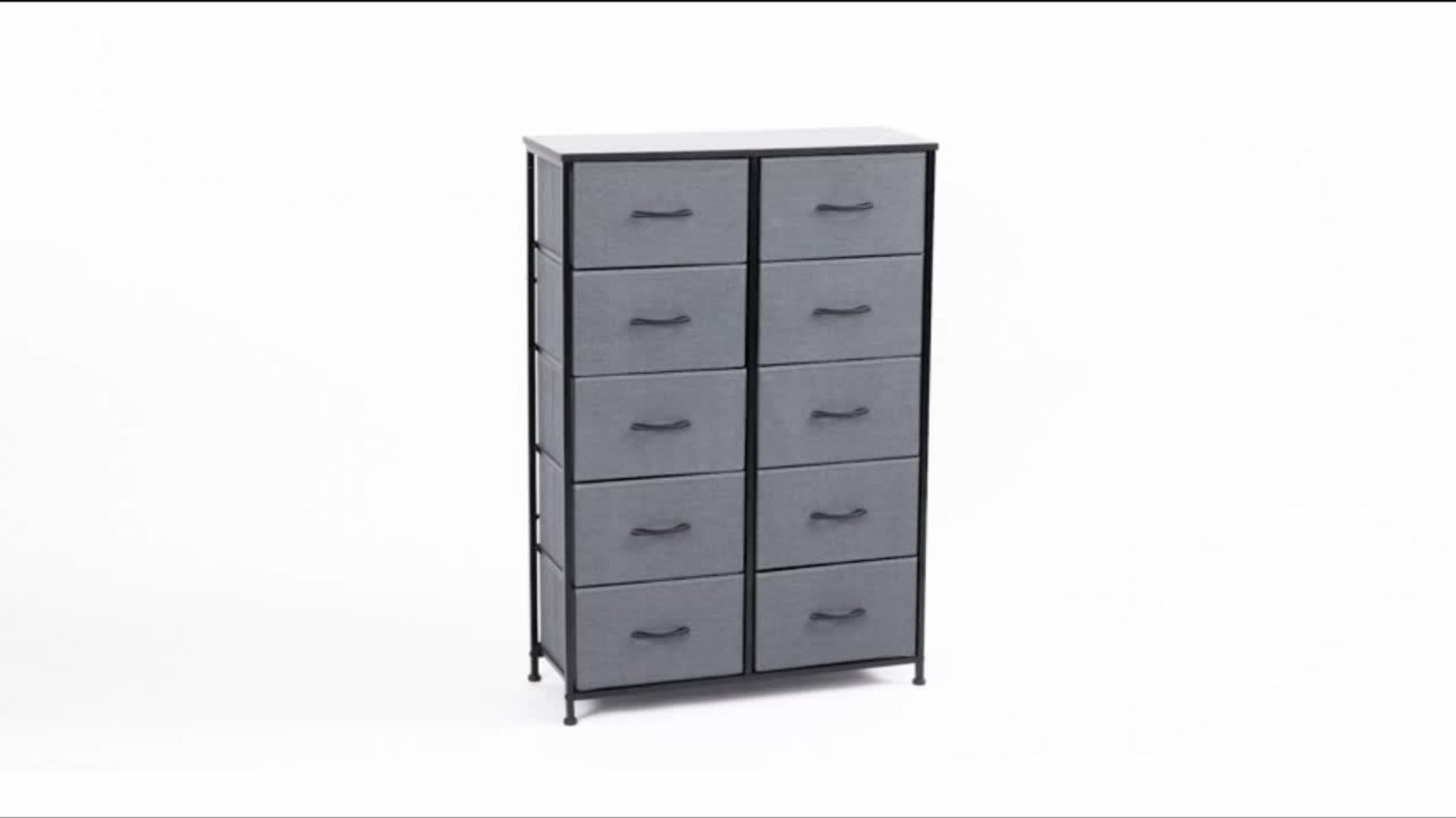 10-Drawer Wood Dresser, Drawer Storage Cabinet for Organized Everyday Storage in Bedroom detail image - detail view 20