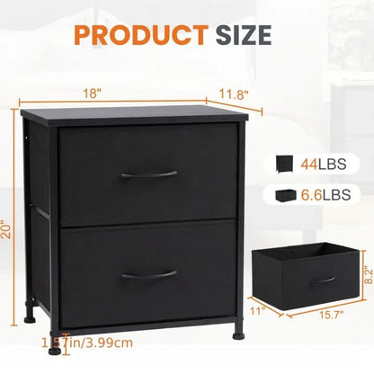 10-Drawer Wood Dresser, Drawer Storage Cabinet for Organized Everyday Storage in Bedroom detail image - detail view 4