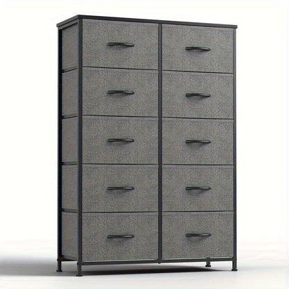 Dresser shown in the Grey 10 drawers option