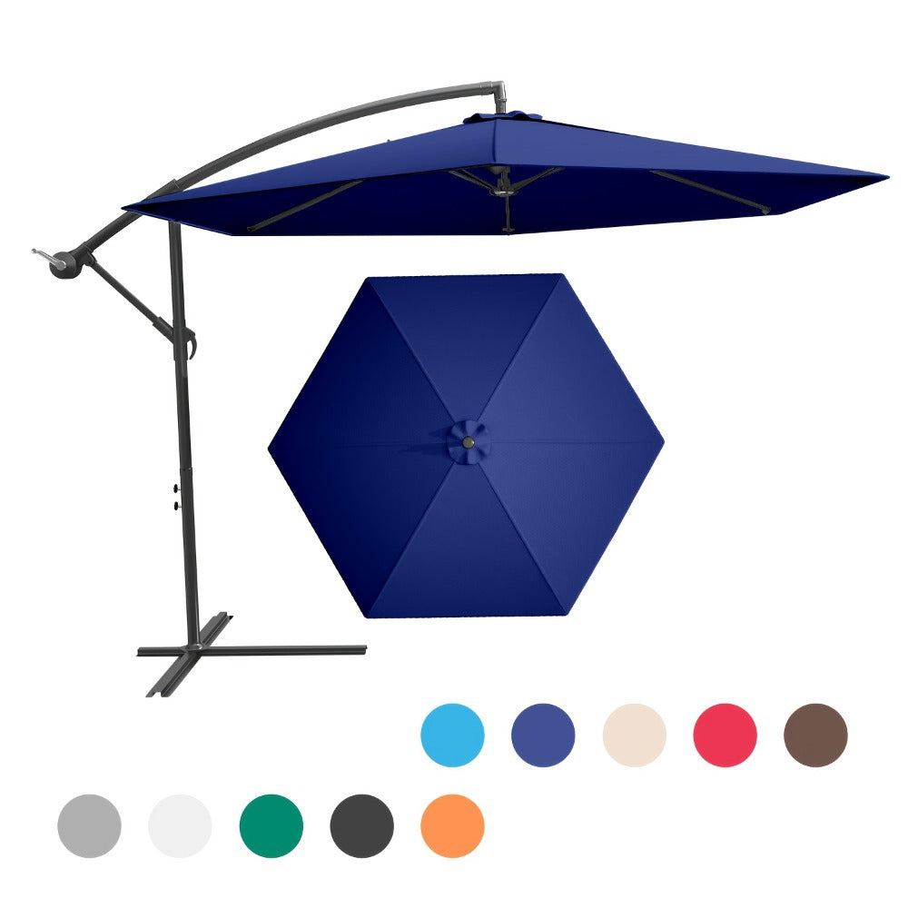10-Foot Heavy-Duty Cantilever Patio Umbrella with Tilt Adjustment detail image - detail view 13