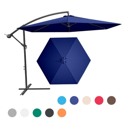 10-Foot Heavy-Duty Cantilever Patio Umbrella with Tilt Adjustment detail image - detail view 13