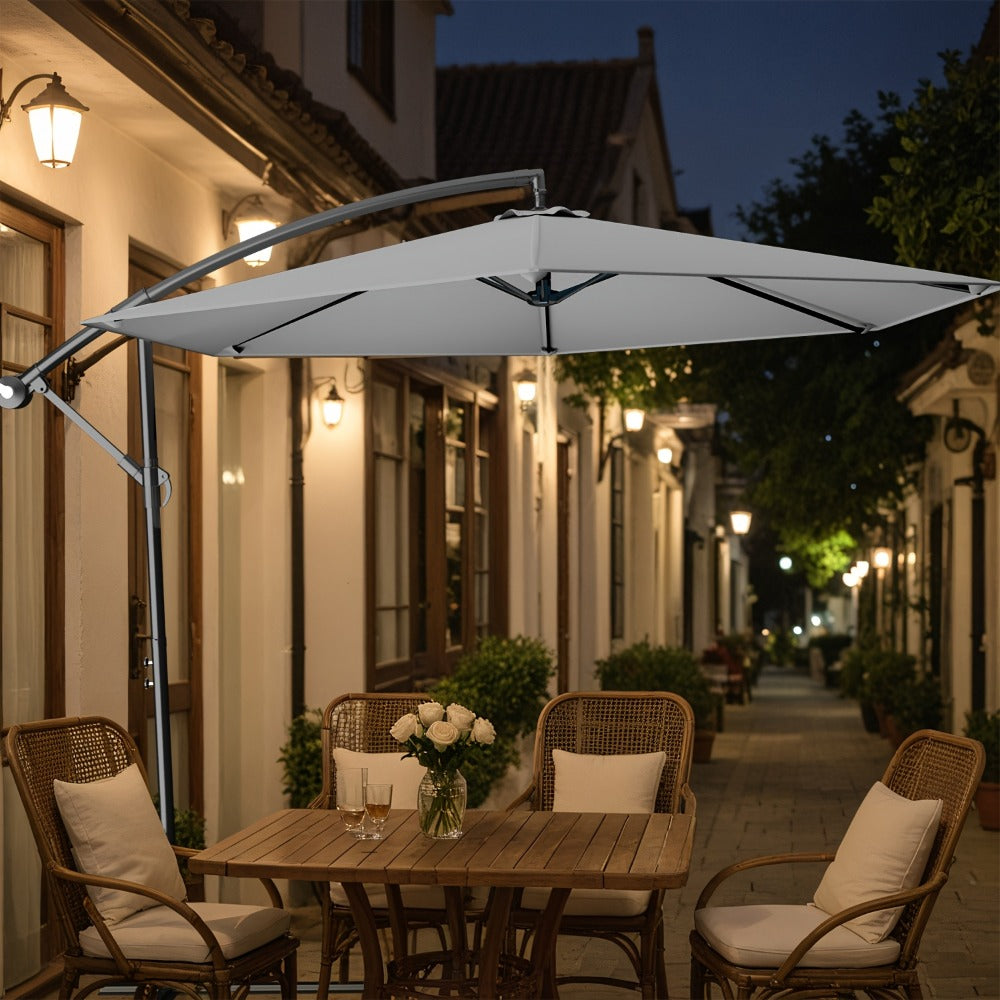 10-Foot Heavy-Duty Cantilever Patio Umbrella with Tilt Adjustment detail image - detail view 15