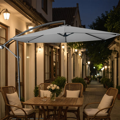 10-Foot Heavy-Duty Cantilever Patio Umbrella with Tilt Adjustment detail image - detail view 15