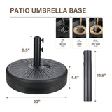 95lb Patio Umbrella Stand Base