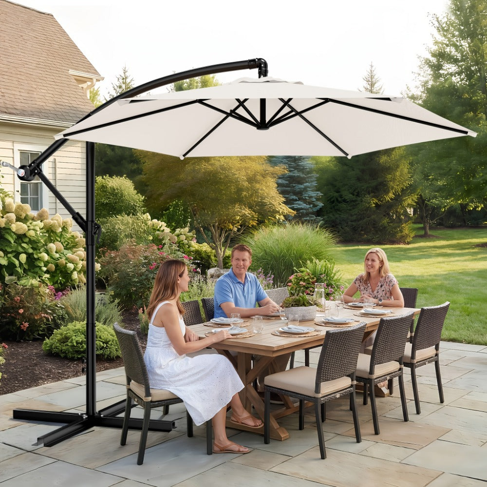 10-Foot Patio Umbrella with UV Protection and Multiple Color Options detail image - detail view 10