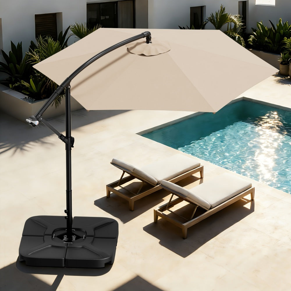 10-Foot Patio Umbrella with UV Protection and Multiple Color Options detail image - detail view 11
