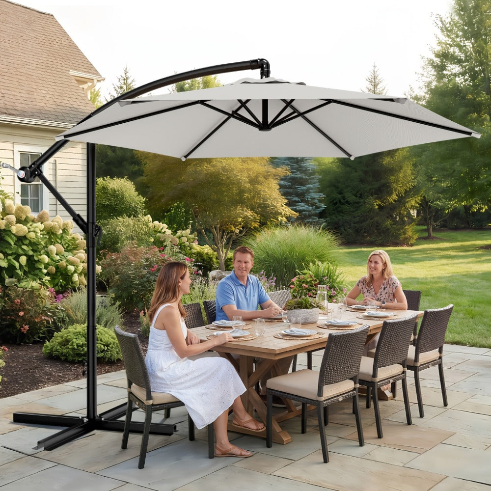 10-Foot Patio Umbrella with UV Protection and Multiple Color Options detail image - detail view 17