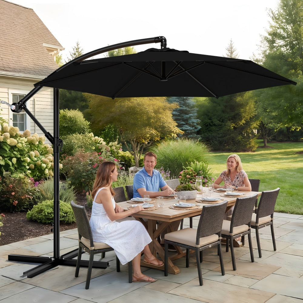 10-Foot Patio Umbrella with UV Protection and Multiple Color Options detail image - detail view 4