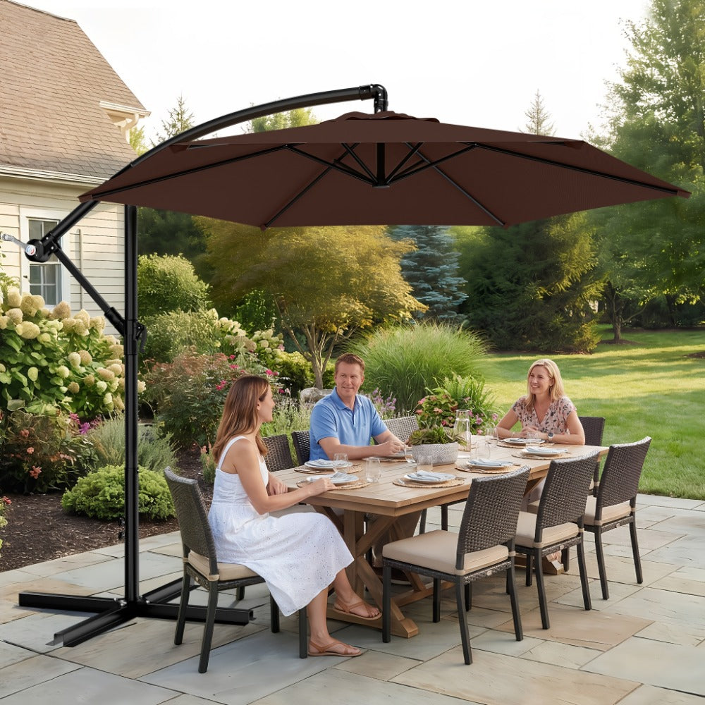 10-Foot Patio Umbrella with UV Protection and Multiple Color Options detail image - detail view 6