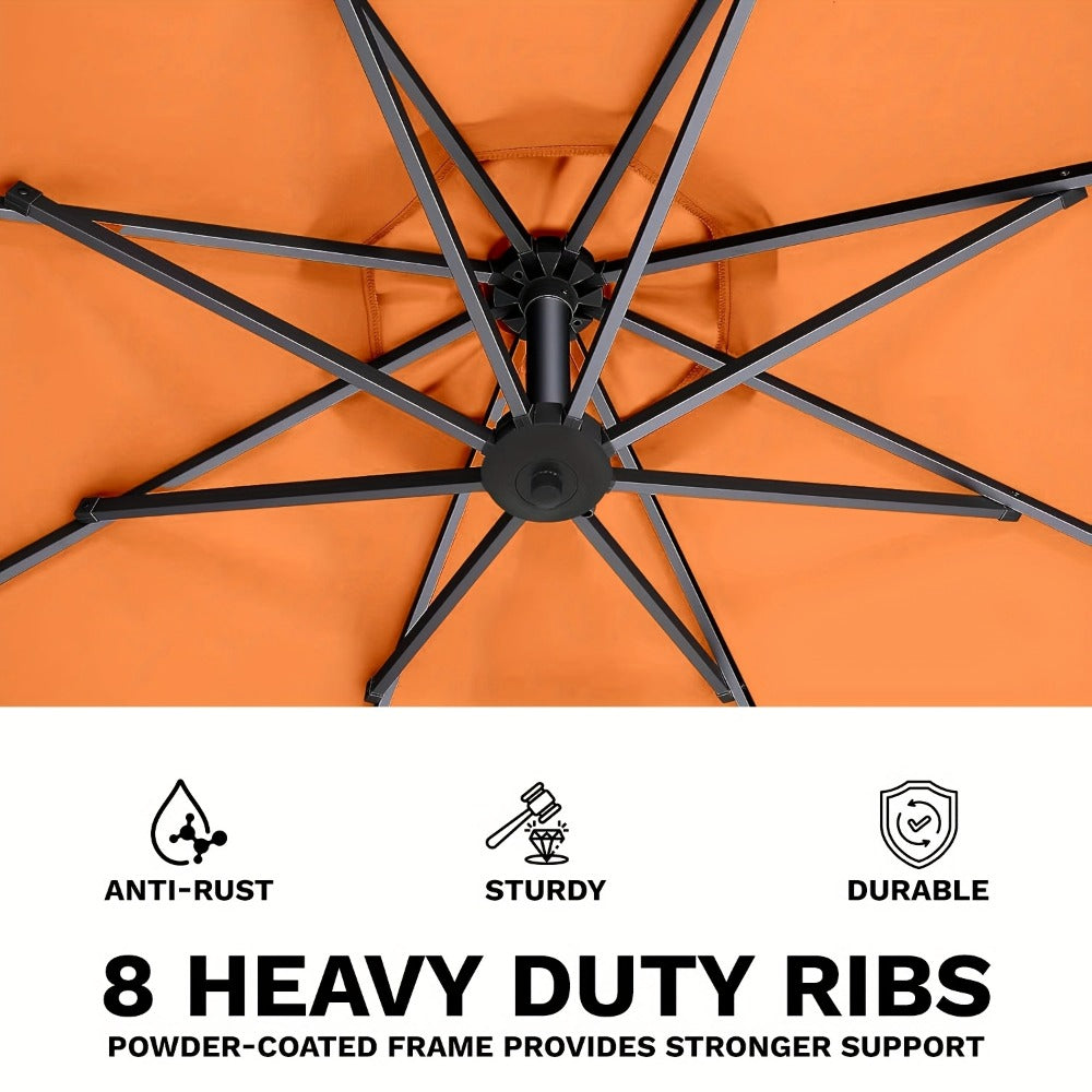 10-Foot Patio Umbrella with UV Protection and Tilt Adjustment detail image - detail view 12