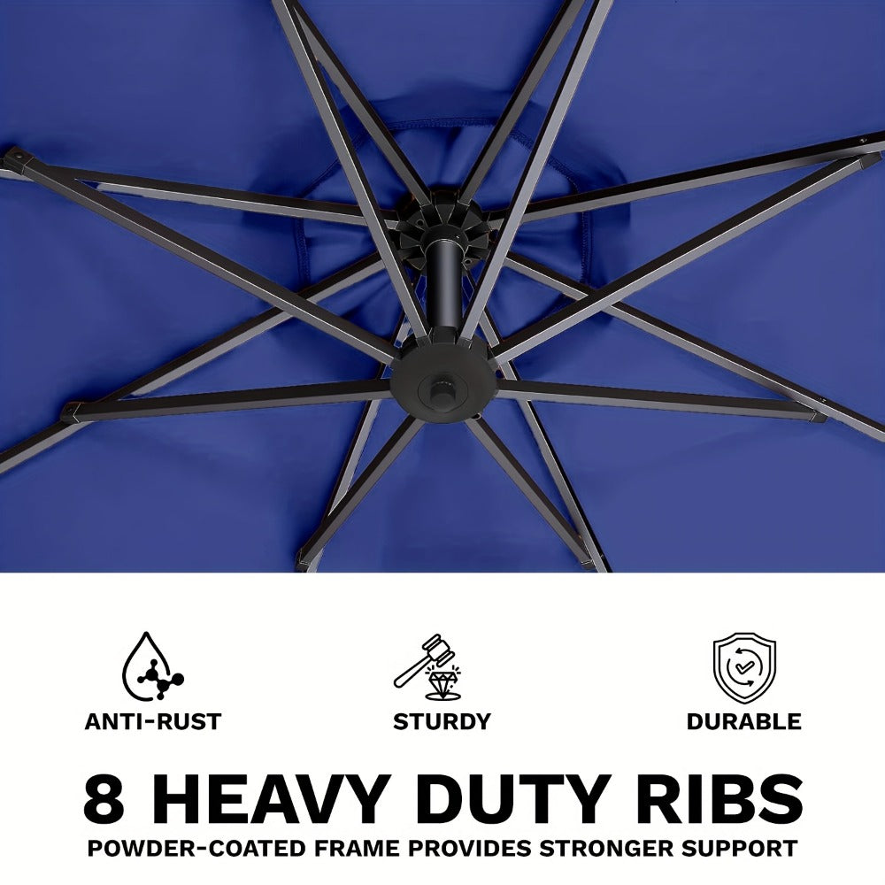 10-Foot Patio Umbrella with UV Protection and Tilt Adjustment detail image - detail view 18