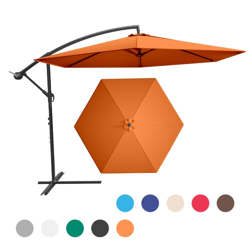 10-Foot Patio Umbrella with UV Protection and Tilt Adjustment detail image - detail view 6