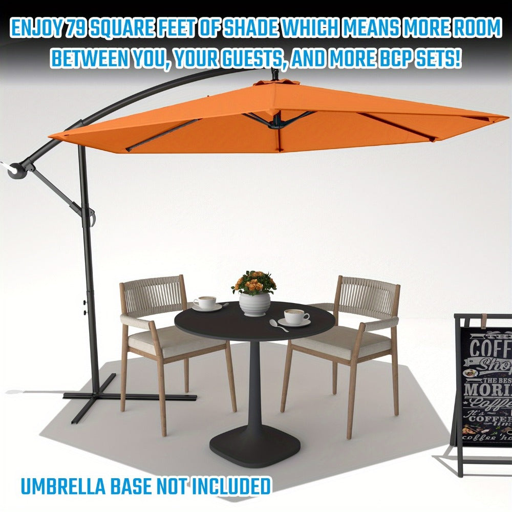 10-Foot Patio Umbrella with UV Protection and Tilt Adjustment detail image - detail view 8