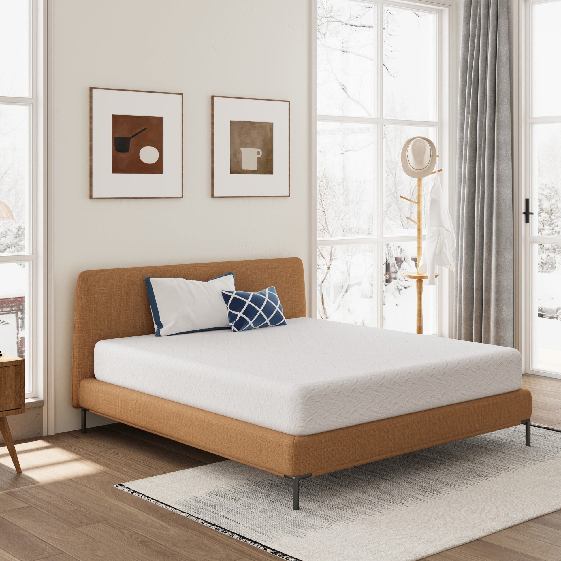 10-Inch Mattress with Memory Foam for Bedroom Comfort and Support detail image - detail view 10