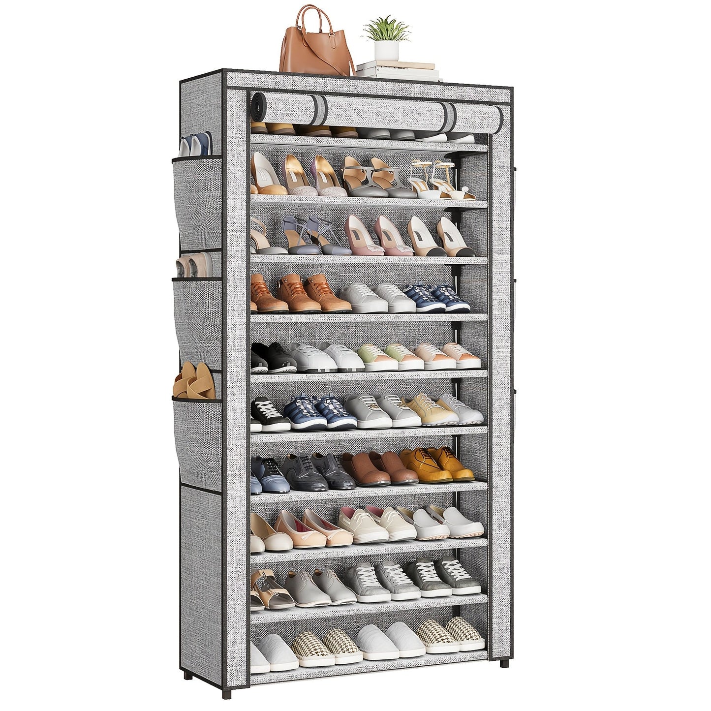 Shoe Rack shown in the 10 Tier option