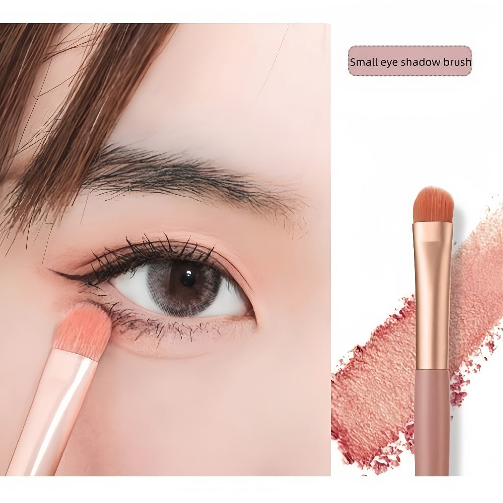 Makeup Brush Set, 16pcs Complete Face Brush Kit Blush Powder Eyeshadow Contour Brow & Lip Brushes