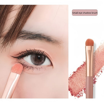 Makeup Brush Set, 16pcs Complete Face Brush Kit Blush Powder Eyeshadow Contour Brow & Lip Brushes