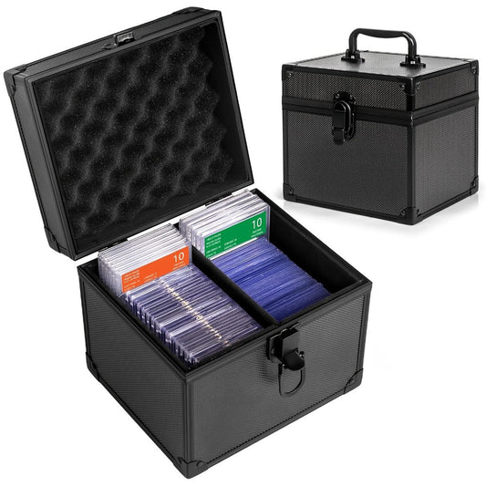 Graded Sports Card Storage Box PSA CSG BGS Slab Organizer Case for Top Loaders Baseball Trading Card Collector Protector