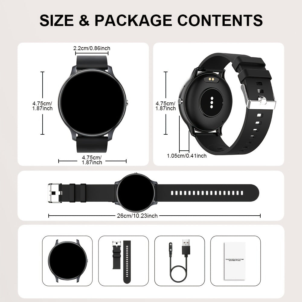 Smartwatch Fitness Tracker with IP68 Rating, SIM-Free Calling, Music and 100+ Sport Modes in Blue