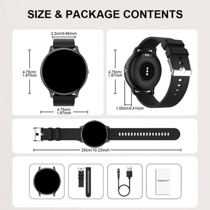Smartwatch Fitness Tracker with IP68 Rating, SIM-Free Calling, Music and 100+ Sport Modes in Blue