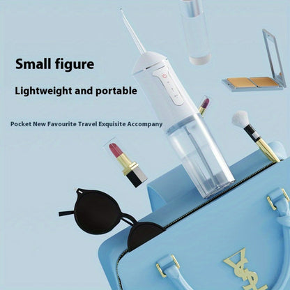 Water Flosser Cordless Three-Mode Design with Four Nozzles, USB Charging and Four Color Options