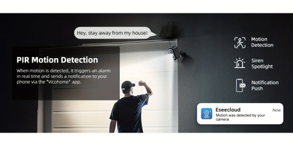 Black Dual-Band Solar WiFi Security Camera with Separate Panel and One- to Four-Camera Pack Options