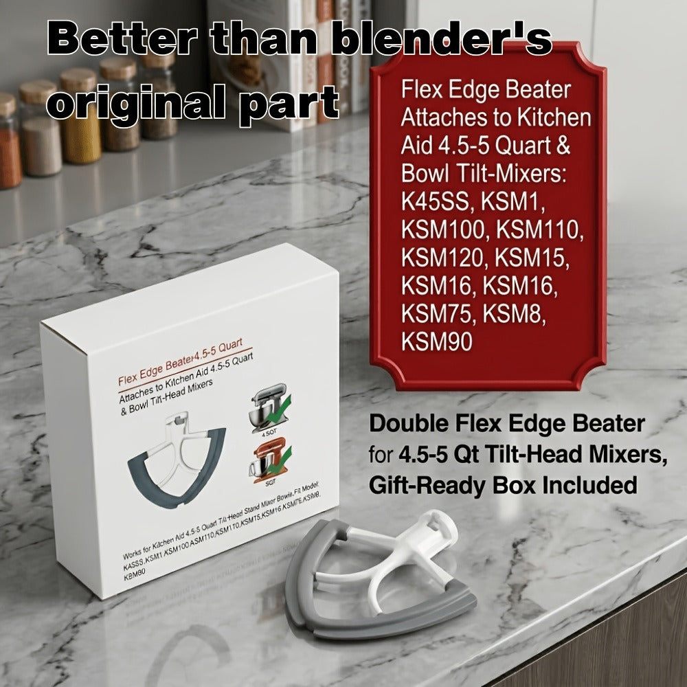 Stainless Steel Stand Mixer Pouring Chute for Select 4.5–8 Qt Tilt-Head and Bowl-Lift Mixers