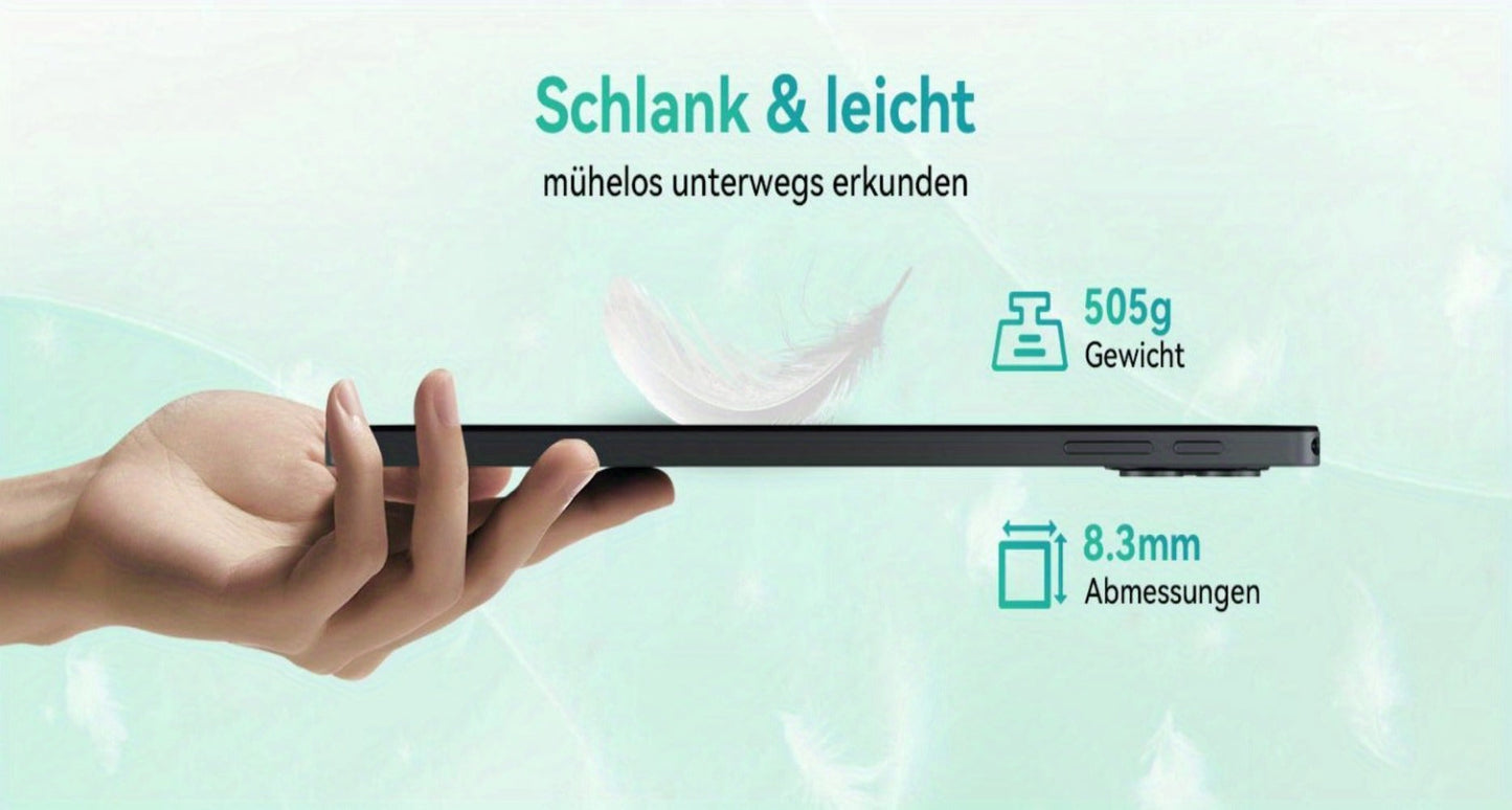 TABWEE T90 11-Inch Android 16 Tablet with 24GB Configured Memory, 128GB Storage and 1200 x 1920 IPS Display