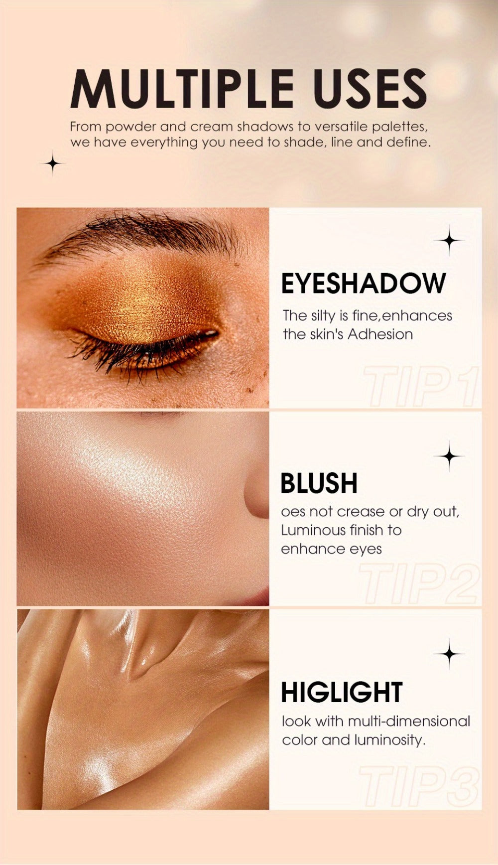 Waterproof Eyeshadow Stick Set 8 Piece – Shimmer, Pearlescent & Matte Eye Shadow Pencils, Creamy Blendable Formula, Long-Lasting Smoky Natural Glitter Eye Looks, Gift for Her