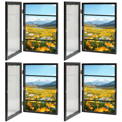 Front-Opening Kids Art Display Frames with Changeable Storage and Six Exact Color-and-Pack Options