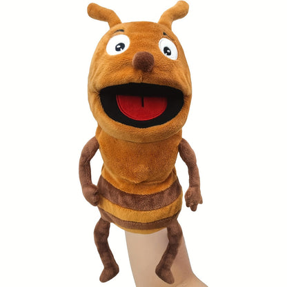 Movable-Mouth Insect Hand Puppets in Bee, Ladybird, Dragonfly, Butterfly, Ant and Caterpillar Styles