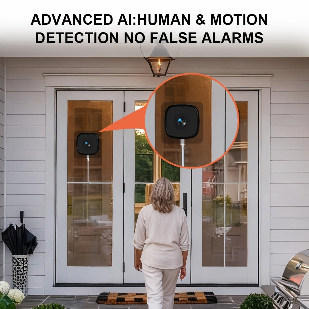 Security Camera 3MP Window Model with Dual-Band WiFi, Full-Color Night Vision and 1, 2 or 4-Pack Options