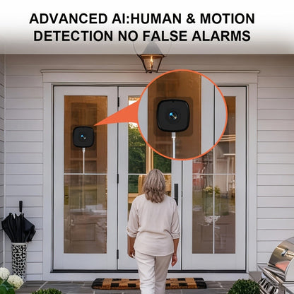 Security Camera 3MP Window Model with Dual-Band WiFi, Full-Color Night Vision and 1, 2 or 4-Pack Options
