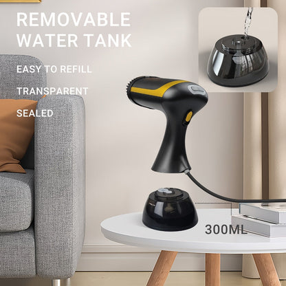 1100W Handheld Garment Steamer with 300ml Tank, 20-Second Heat-Up Marking and Four Finish Options