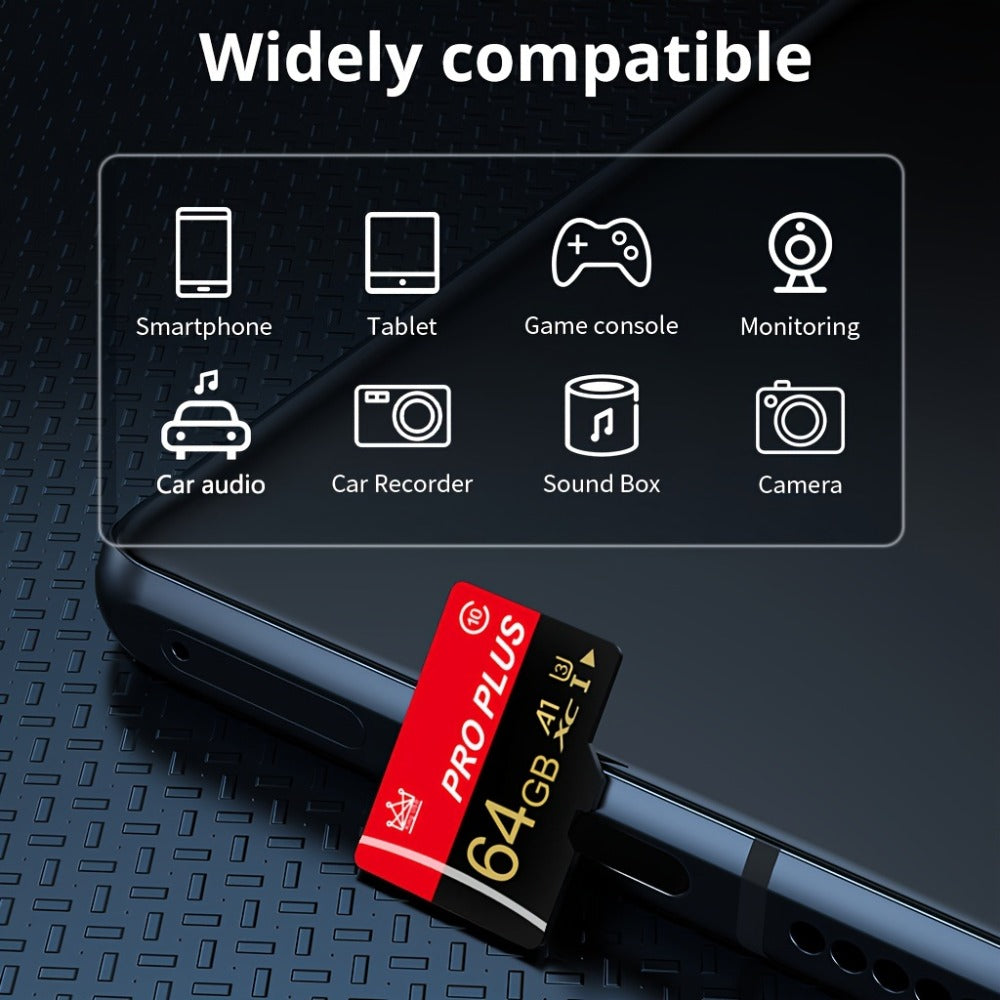 MicroSD Memory Card 3-Pack in 64MB, 128MB, 256MB or 512MB Capacity Options with Matching SD Adapters