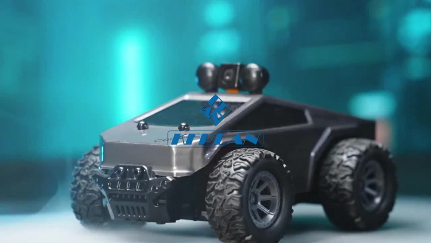 RC Off-Road Pickup Truck 1:28 Scale with 480P HD Camera | 2.4GHz App Control & Virtual Reality Function | 2 Rechargeable Batteries | Monster Truck Toy for Adults Kids
