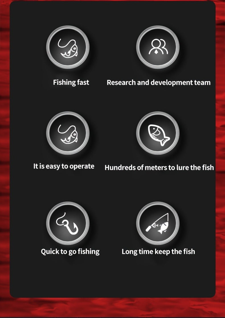 Two-Piece 100 ml Liquid Fish Bait with Red Worm Scent Label for Trout, Carp, Bass and Cod Fishing