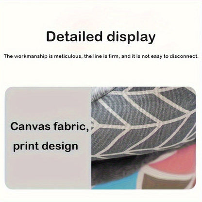 Printed Rectangular Pet Bed with Raised Perimeter in Four Sizes and Two Color-Pattern Options