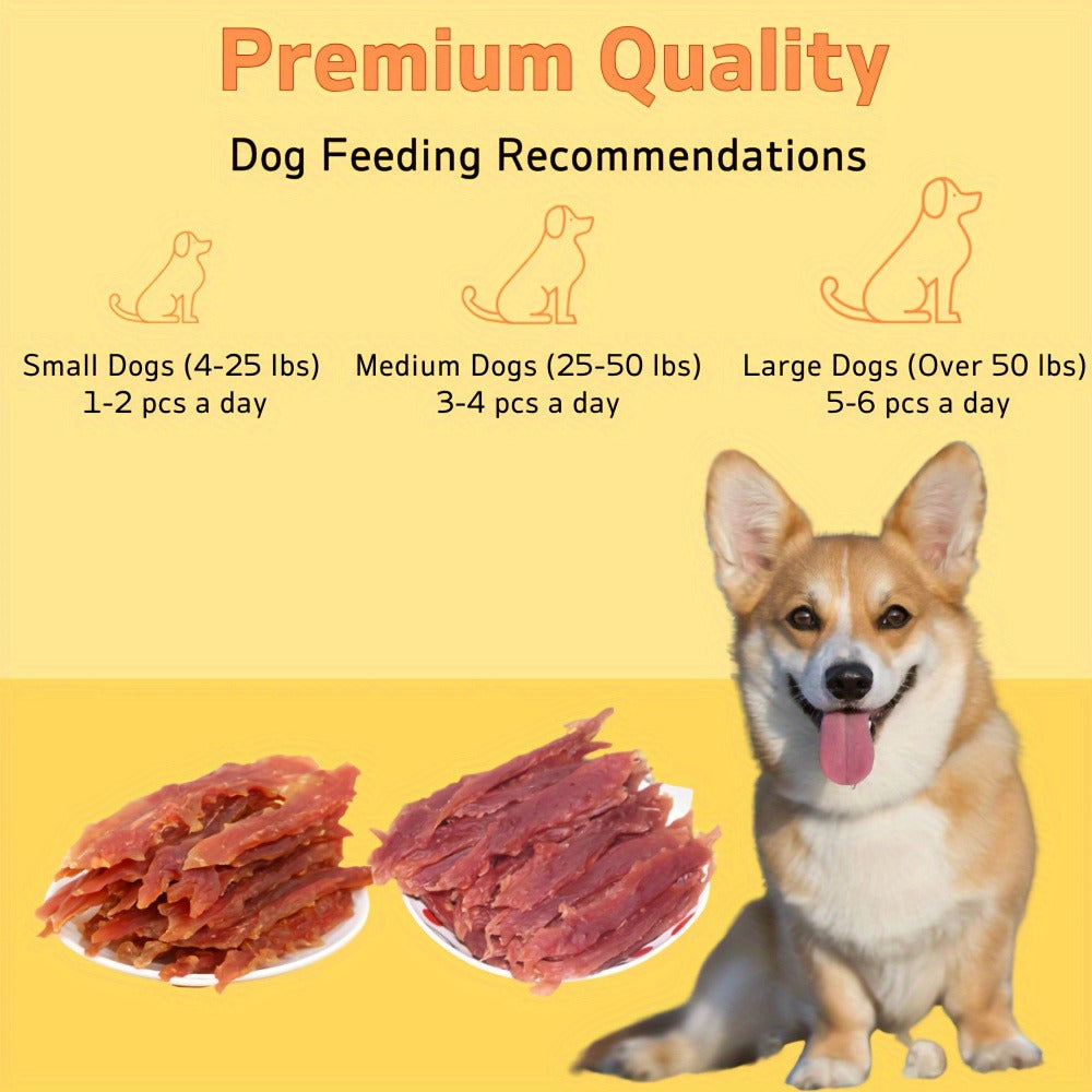 Dog Treats Chicken and Duck Jerky Chews in 200g or 400g Package Options for Reward Use for Dog Reward Use