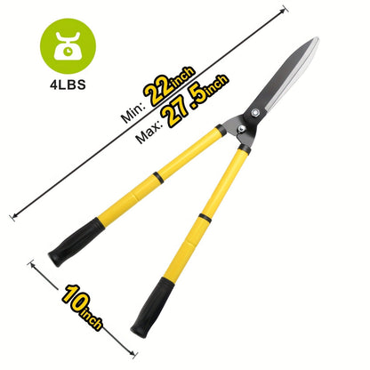 Long-Reach Bypass Lopper with Telescoping Silver Handles, Orange Grips and 27–34-Inch Variant Label
