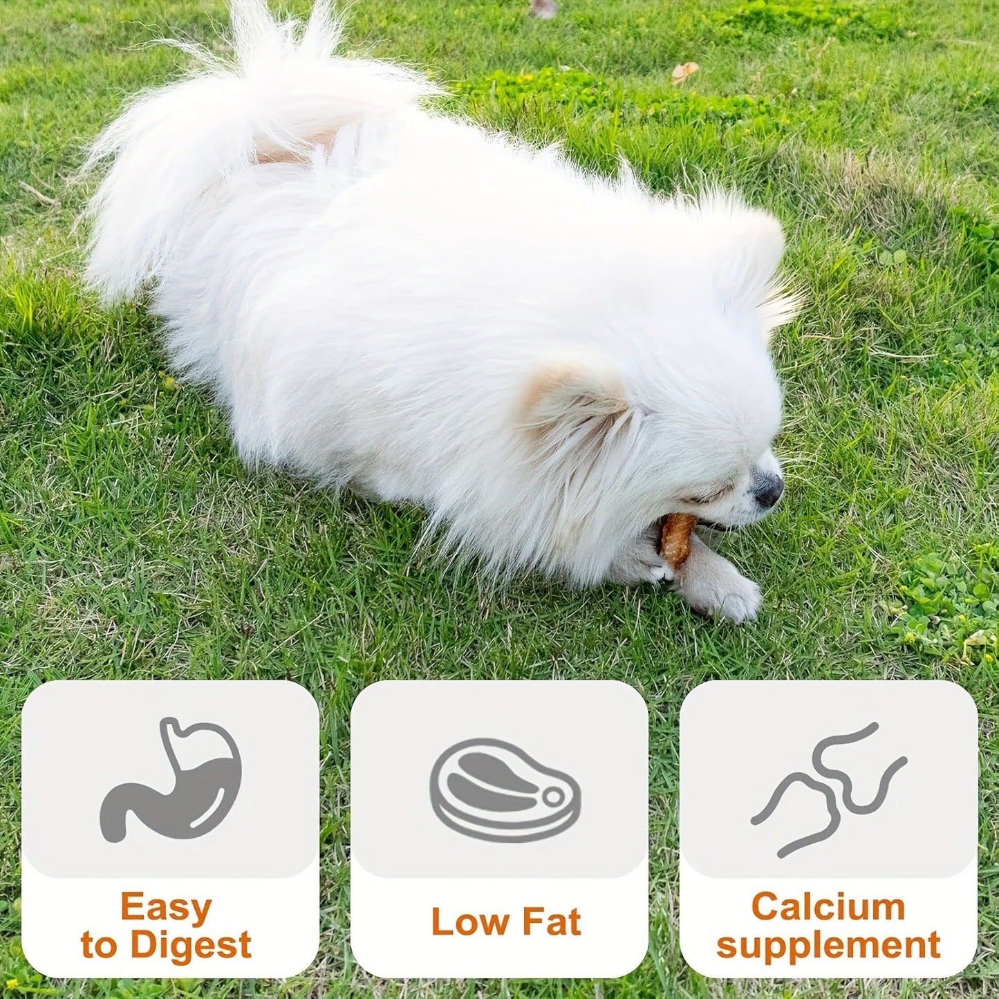 Dog Treats Duck-Wrapped Chew Pieces or Dried Chicken Breast in Two 203g Flavor Options for Dog Reward Use