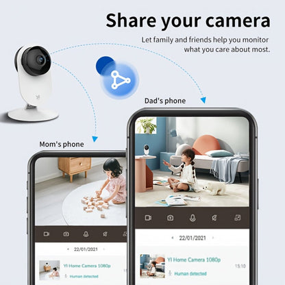 4-Pack Indoor Security Camera System 2.4G WiFi HD Color Night Vision Two-Way Audio AI Motion Detection Human & Pet Alerts Smart App Remote View Home Baby Monitor