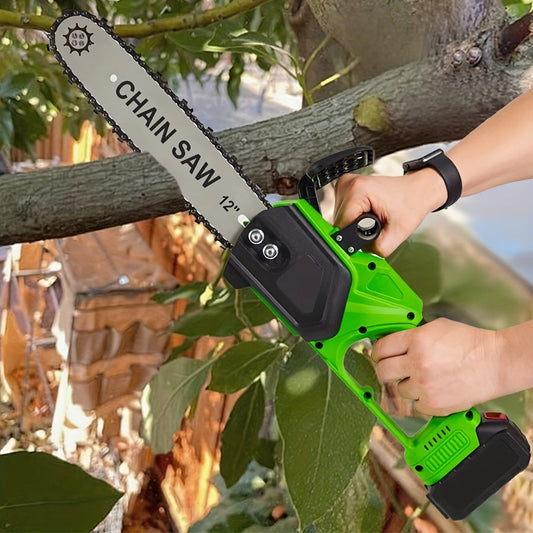 Cordless Chainsaw Brushless Battery | Tree Pruning Wood Cutting Garden
