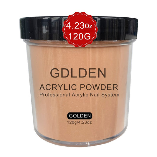 Acrylic Nail Powder 4oz Glitter Set 3 Colors Cool Pink Golden Natural for Nail Extensions Sculpting 3D Nail Art Formaldehyde Free No Lamp Needed Professional Kit