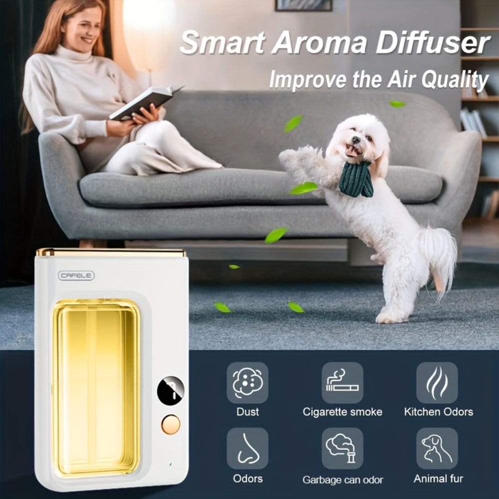 Ultrasonic Essential Oil Diffuser & Humidifier with Auto Shut-Off, Quiet Aromatherapy for Home Bedroom Office – Choose Hilton Gardenia Ocean Shangri-La Encounter Scent Bundle