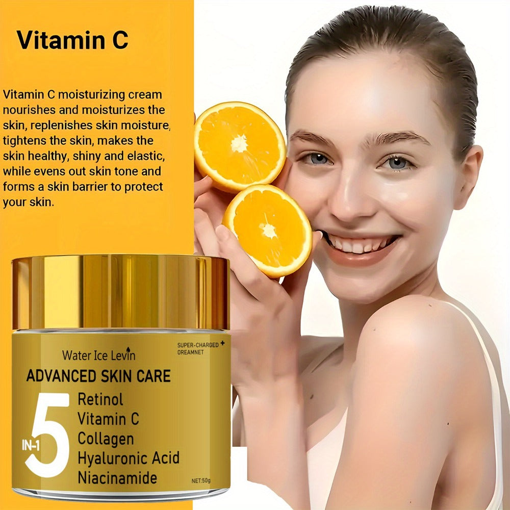 Face Cream Retinol Niacinamide 5-in-1 Formula with Vitamin C, Collagen and Hyaluronic Acid