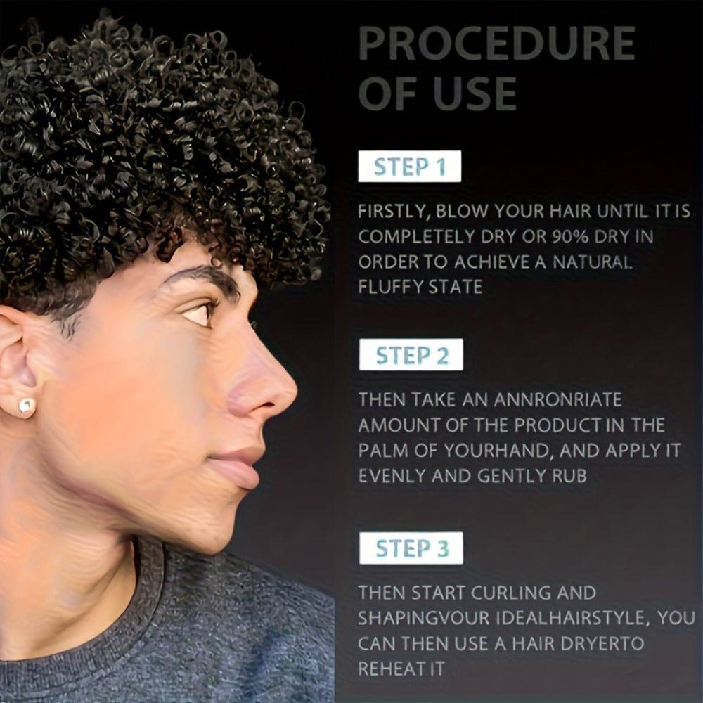 Curl Defining Cream with Argan Oil 280ml - Anti Frizz Moisturizing Long Lasting Hold Non-Greasy Hair Styling Cream for Wavy Curly Straight Hair Women Men Salon Quality Hairstyle