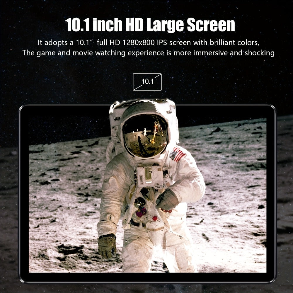 Android Tablet 10.1-Inch 2-in-1 with Android 15, 8GB Total RAM, 32GB Internal Storage and Keyboard Sets