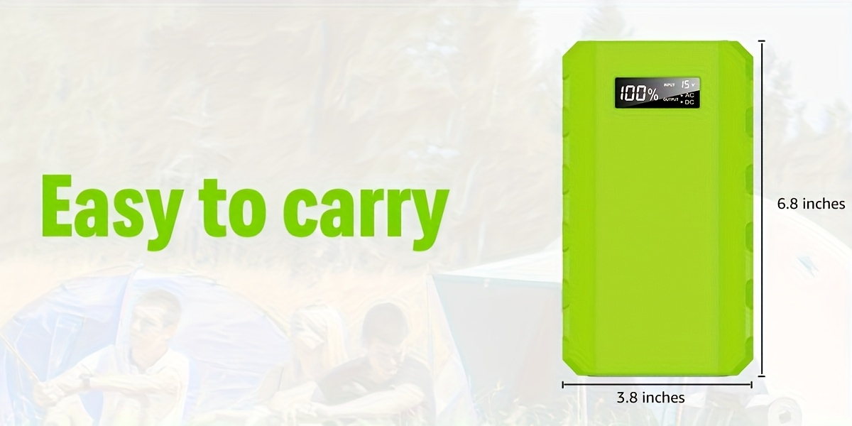 Portable Power Station 88.8Wh 65W Compact Unit with AC Outlet, QC3.0 USB, DC and Carry Handle