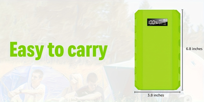 Portable Power Station 88.8Wh 65W Compact Unit with AC Outlet, QC3.0 USB, DC and Carry Handle